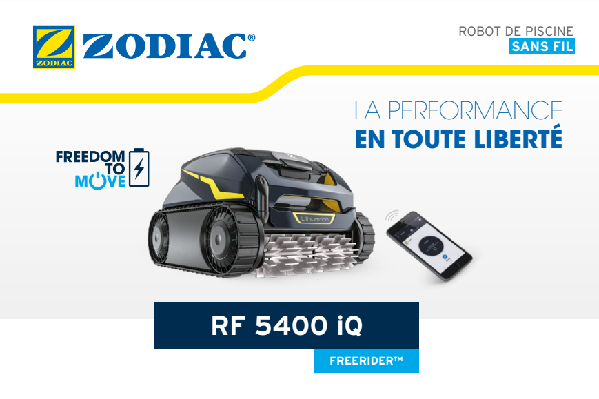 LE ROBOT DE PISCINE SANS FIL ZODIAC® FREERIDER™ BRIGNOLES - Alliance  Piscines Plus